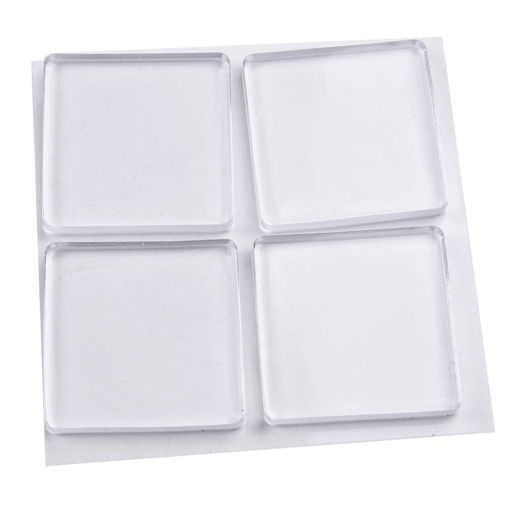 4pcs/Set Transparent Anti Vibration Shock Absorbing Pad Mat Washing Machine Self Adhesive Mute Anti-Shock Protection Porte Pad