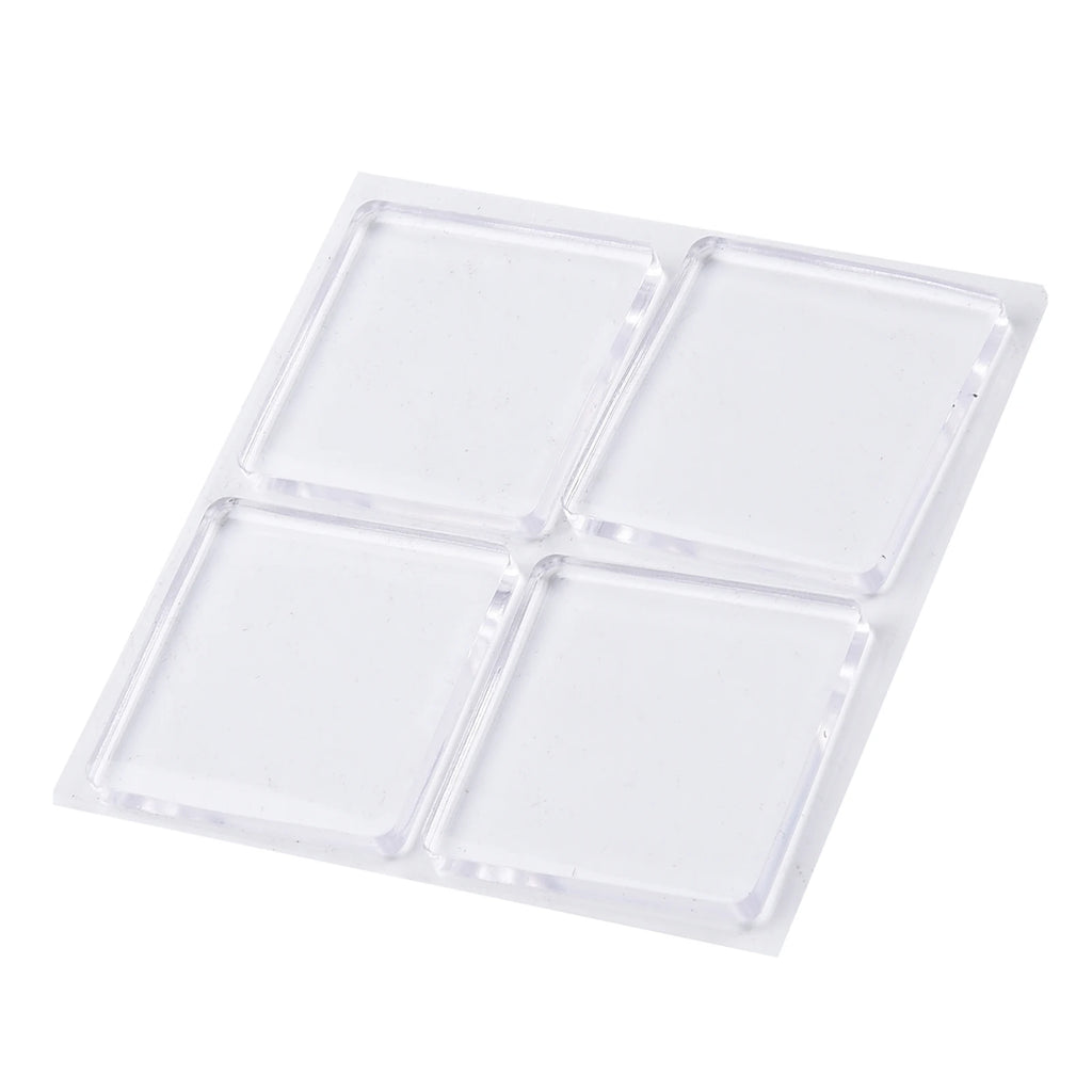4pcs/Set Transparent Anti Vibration Shock Absorbing Pad Mat Washing Machine Self Adhesive Mute Anti-Shock Protection Porte Pad