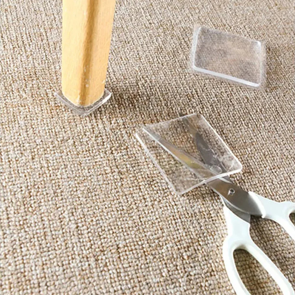 4pcs/Set Transparent Anti Vibration Shock Absorbing Pad Mat Washing Machine Self Adhesive Mute Anti-Shock Protection Porte Pad