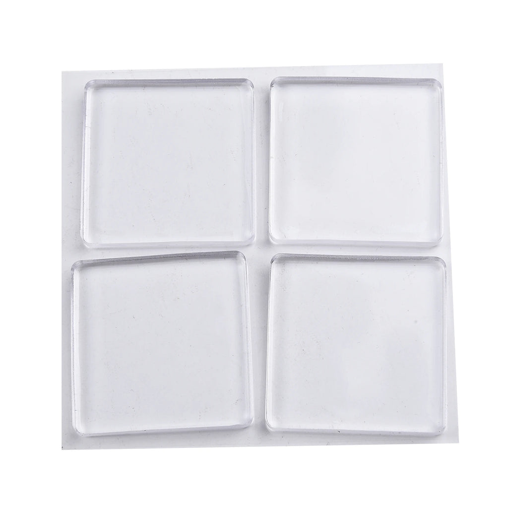 4pcs/Set Transparent Anti Vibration Shock Absorbing Pad Mat Washing Machine Self Adhesive Mute Anti-Shock Protection Porte Pad