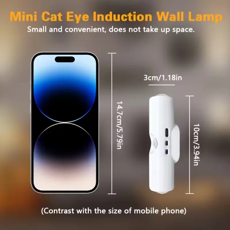 Wall-Mounted Smart LED light bar with Motion Sensor, Dimmable USB- Lighting Suitable forle for Stairs, Hallway, Bedroom