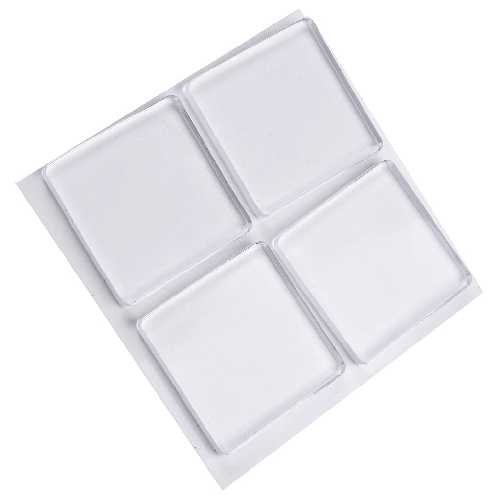 4pcs/Set Transparent Anti Vibration Shock Absorbing Pad Mat Washing Machine Self Adhesive Mute Anti-Shock Protection Porte Pad