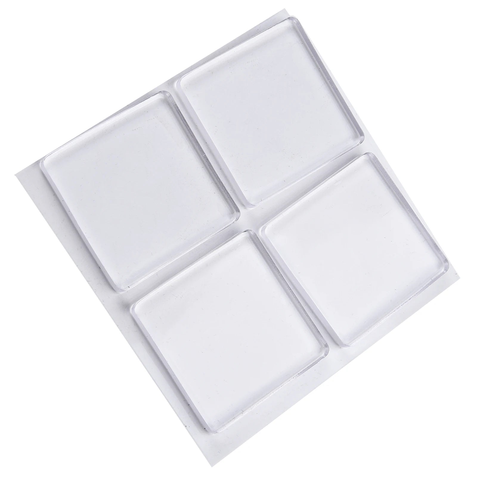 4pcs/Set Transparent Anti Vibration Shock Absorbing Pad Mat Washing Machine Self Adhesive Mute Anti-Shock Protection Porte Pad