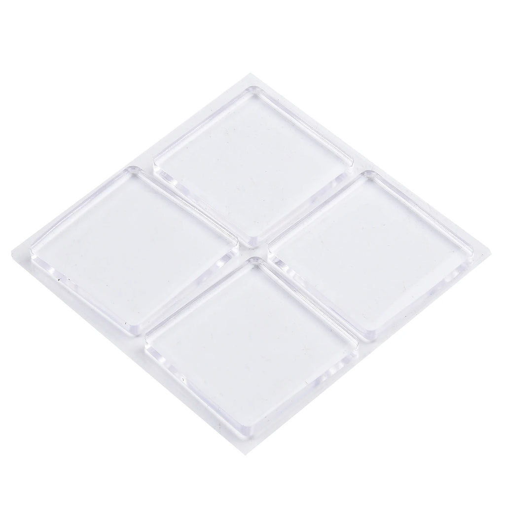 4pcs/Set Transparent Anti Vibration Shock Absorbing Pad Mat Washing Machine Self Adhesive Mute Anti-Shock Protection Porte Pad